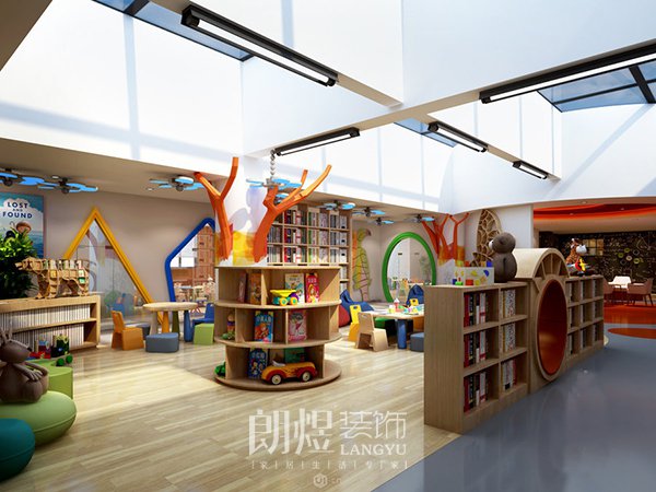 雙流早教培訓機構裝修效果圖