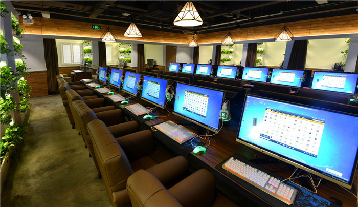 時尚簡約網咖裝修效果圖