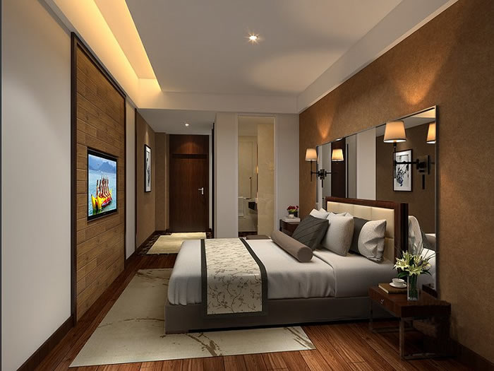 成都精品酒店客房設計效果圖