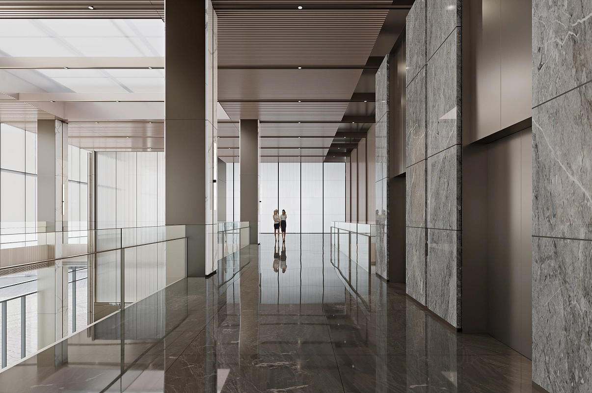 工業(yè)園區(qū)廠(chǎng)房辦公樓裝修效果圖