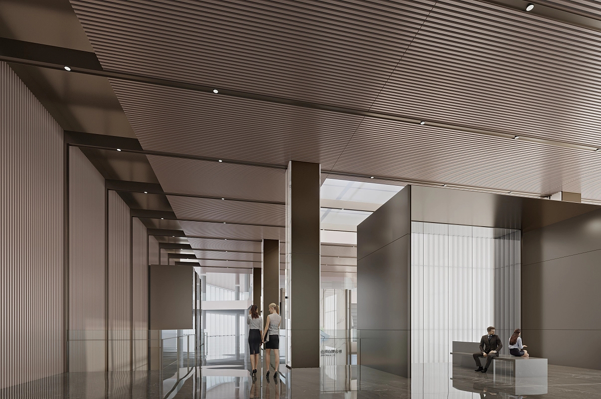 工業(yè)園區(qū)廠(chǎng)房辦公樓裝修效果圖