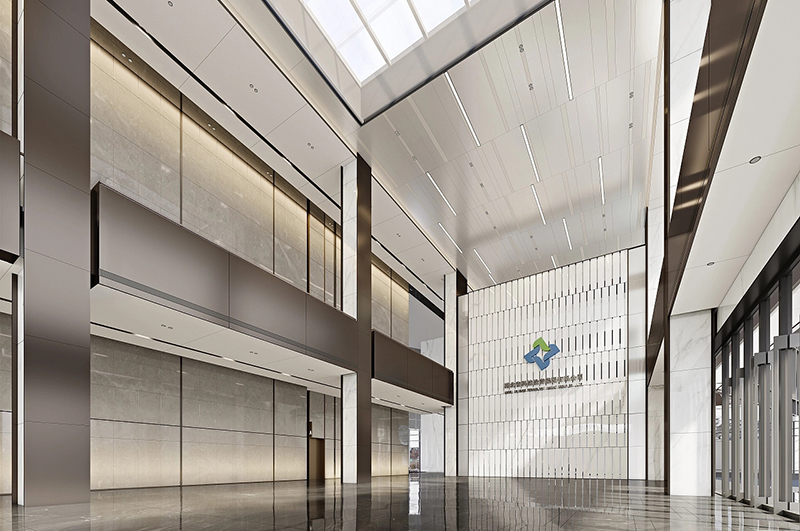 工業(yè)園區(qū)廠(chǎng)房辦公樓裝修效果圖