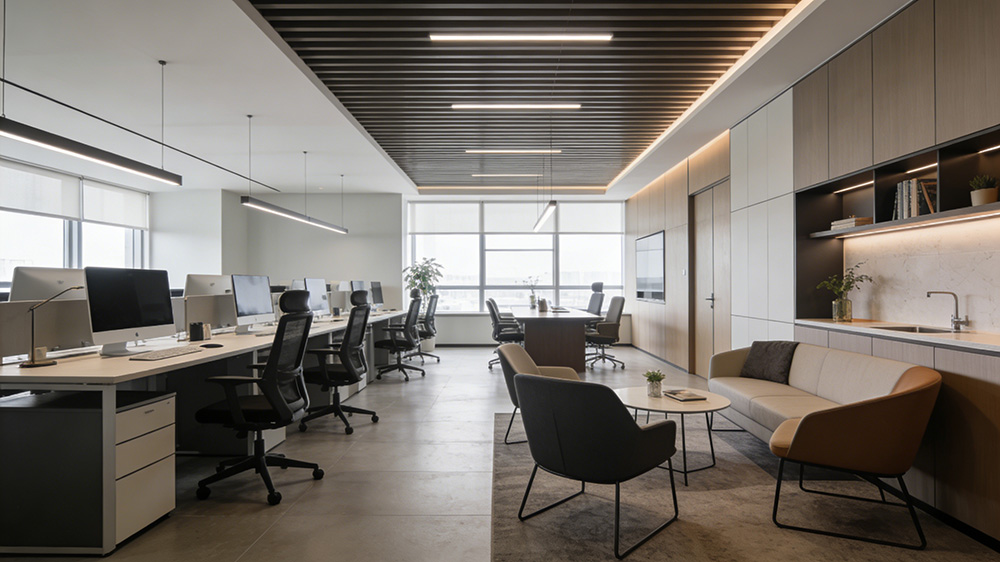 辦公室裝修硬裝效果